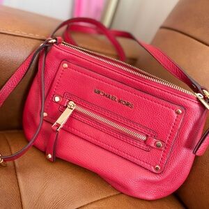 Michael Kors red crossbody